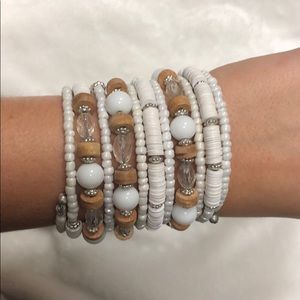 White bracelet